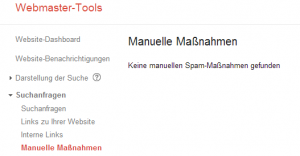 Google zeigt manuelle Spam-Maßnahmen in den Webmaster-Tools