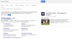 Google+ Vorschau in der Suche